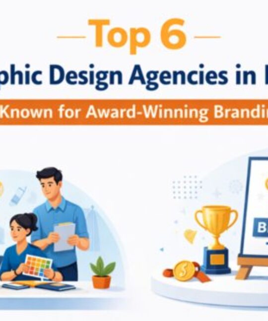 Top 6 Graphic Design Agencies in India Known for Award-Winning Branding